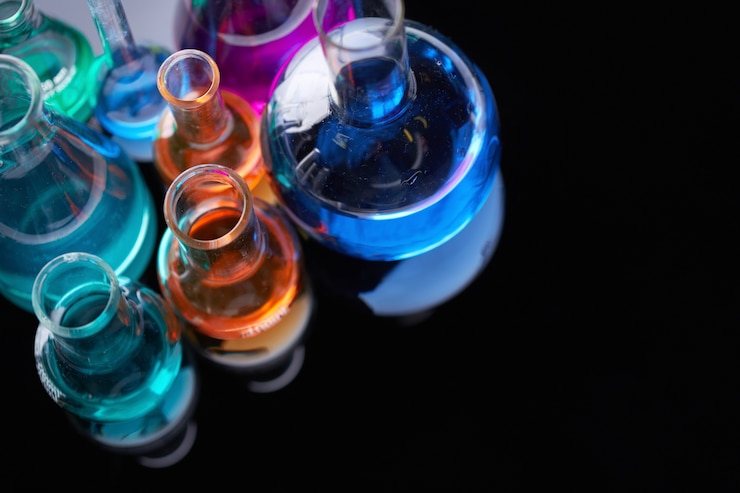 Foto grátis vista de cima de experimentos científicos