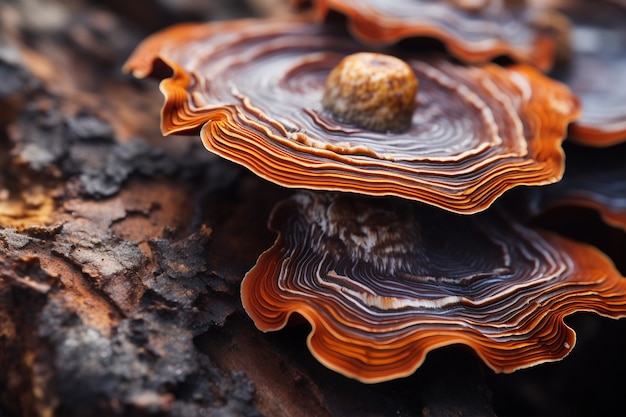 Foto grátis vista de cogumelos na natureza