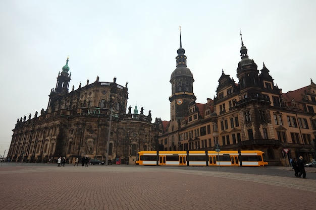 Vista de dresden, alemanha