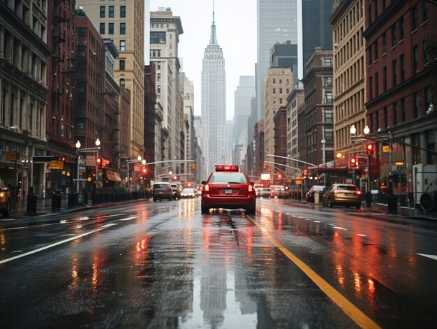 Vista de Nova York com Empire State Building