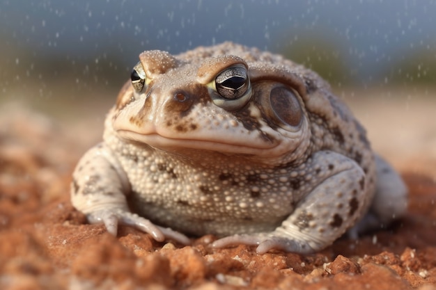 Foto grátis vista de sapo na natureza