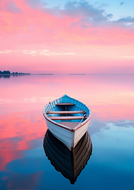 Foto grátis vista de um barco na água