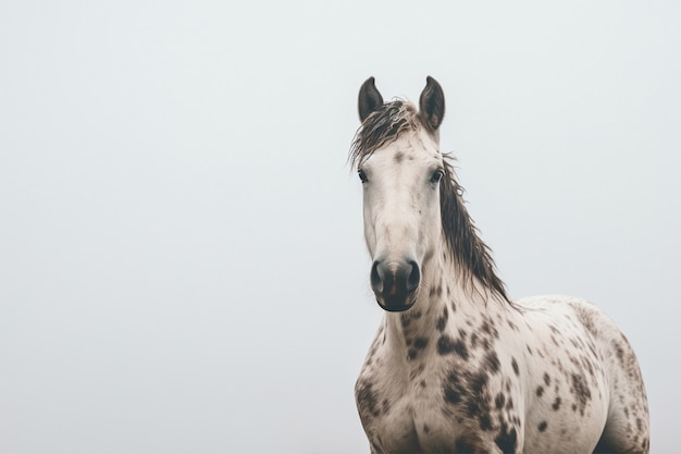 Foto grátis vista de um cavalo selvagem