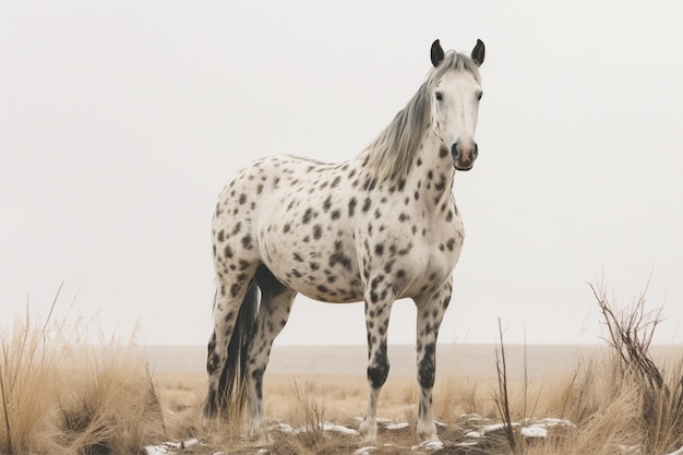 Foto grátis vista de um cavalo selvagem