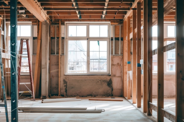 Foto grátis vista de um local de construção moderno