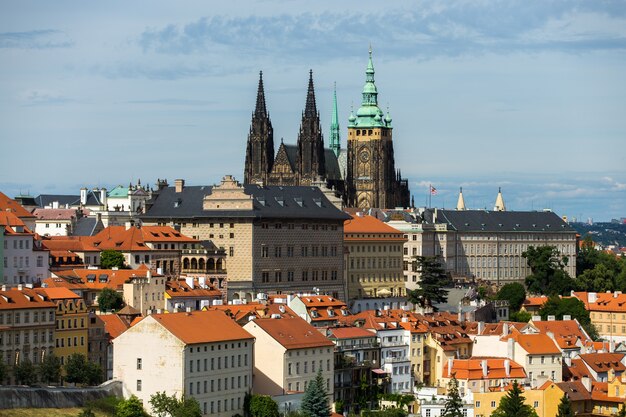 Vista do castelo de Praga