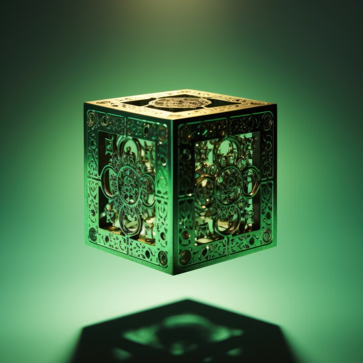 Foto grátis vista do cubo islâmico de meca em 3d