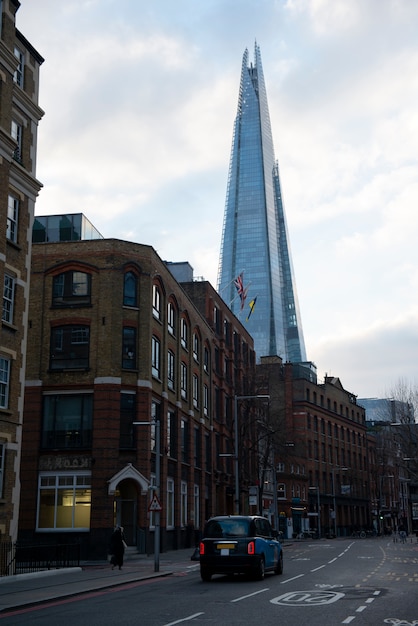 Foto grátis vista do edifício shard em londres