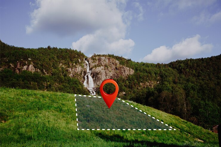 Foto grátis vista do terreno para o desenvolvimento imobiliário e de negócios