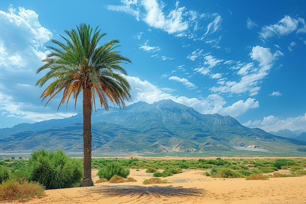 Vista fotorrealista de árvore na natureza com galhos e tronco