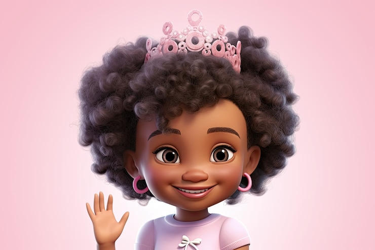 Foto grátis vista frontal de uma menina com coroa