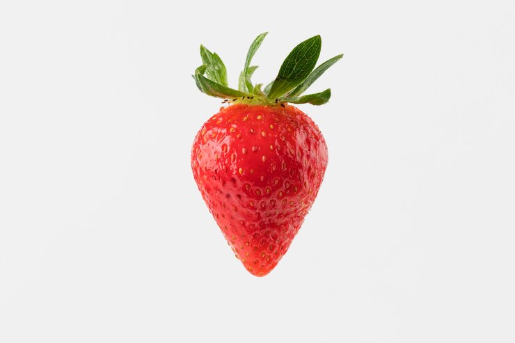 Foto grátis vista mínima da fruta morango