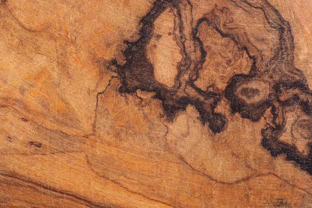 Vista superior com textura de madeira natural