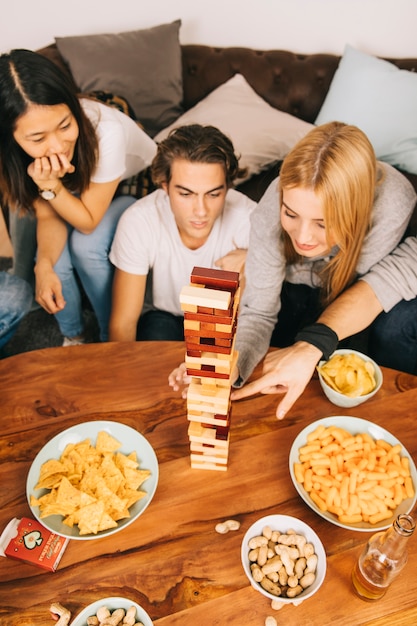 Foto grátis vista superior conceito de jogo de mesa