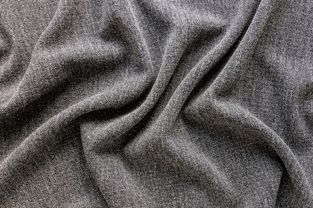 Vista superior da textura do tecido