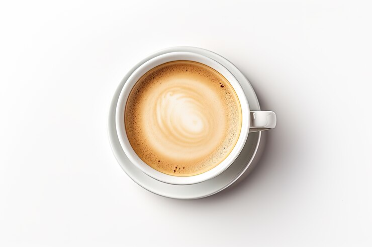 Foto grátis vista superior deliciosa xícara de café