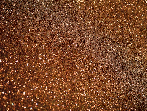 Vista superior fundo glitter marrom