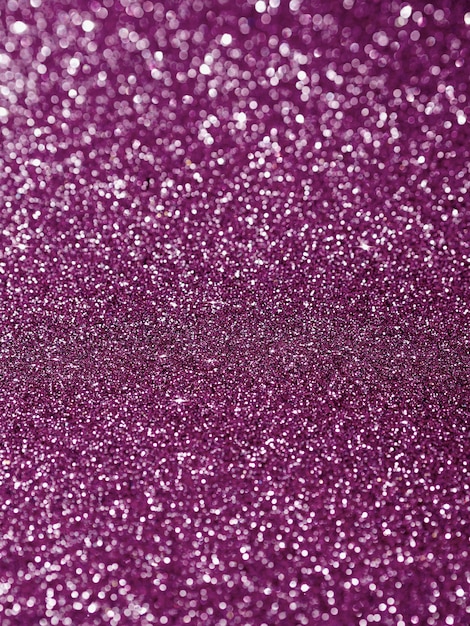 Vista superior roxo glitter fundo