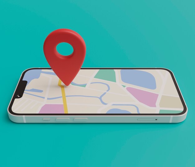 visualização 3D do mapa