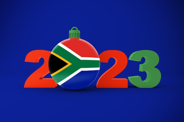 Kostenloses Foto 2023 jahr mit südafrika ornament