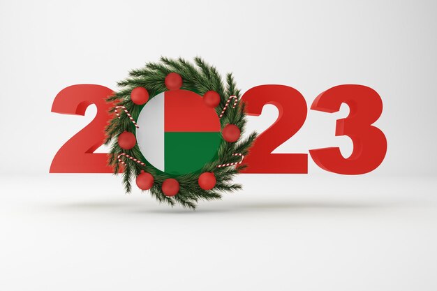 2023 Madagaskar mit Kranz