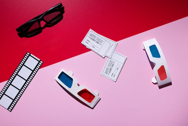 3D-Brille für Filme und Tickets