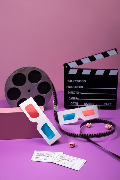3D-Brille mit hohem Winkel für Filme