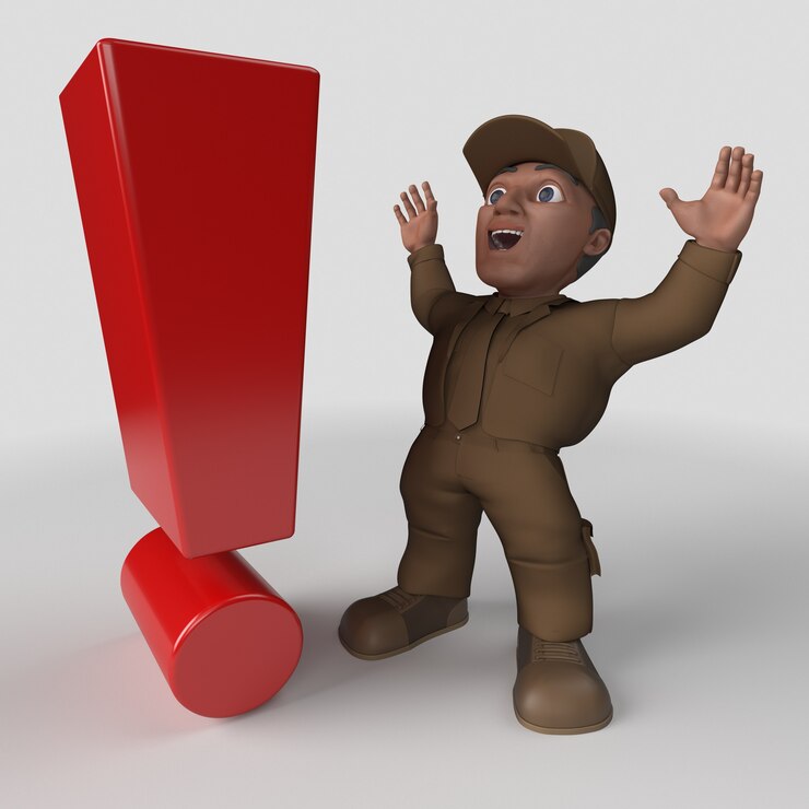 Kostenlose Foto 3d cartoon delivery treiber