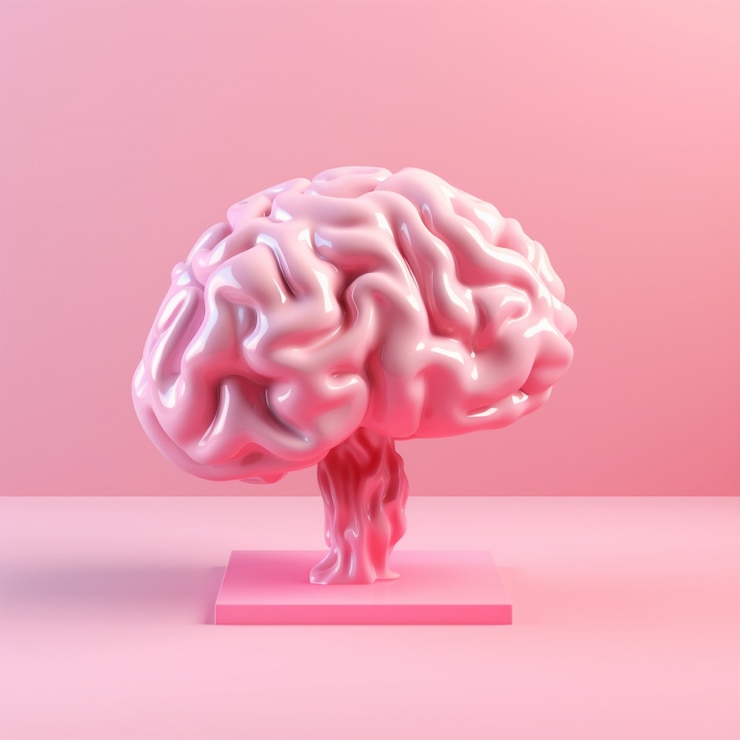 3D-Darstellung des menschlichen Gehirns