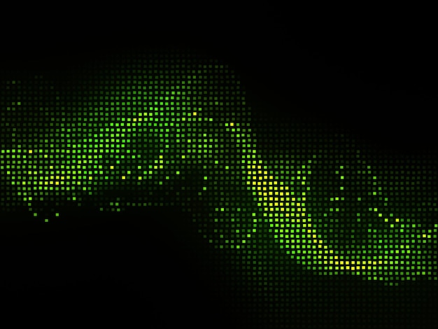 3D-Darstellung eines Digitaltechnologie-Hintergrunds mit LCD-Design