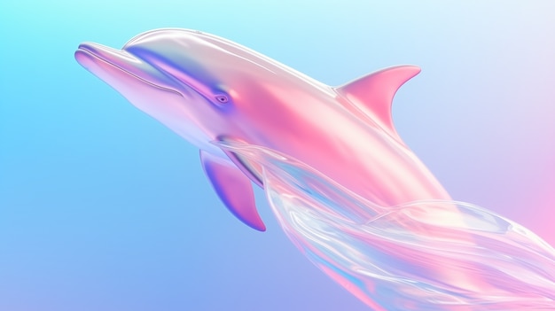 3D-Delfin im Studio