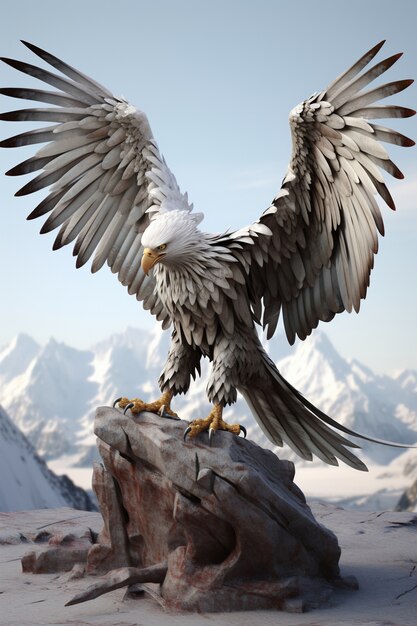 3D-Eagle-Rendering