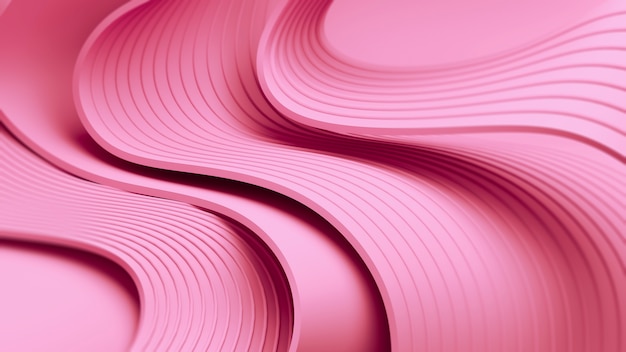 3D elegante geometrische rosa Textur