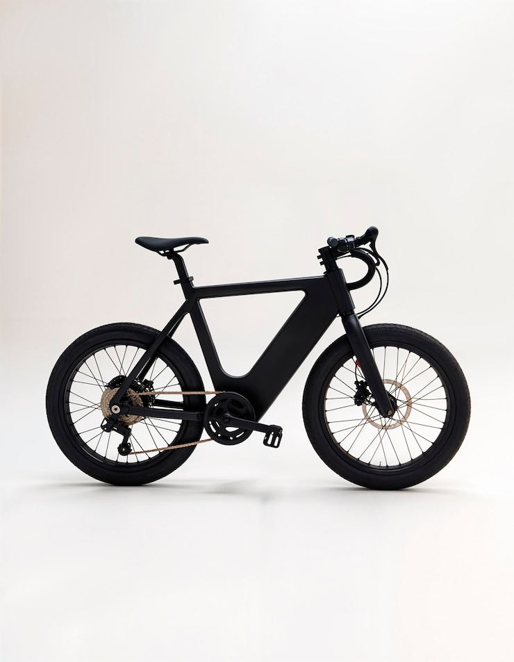 Kostenlose Foto 3d-fahrrad minimalistisches design