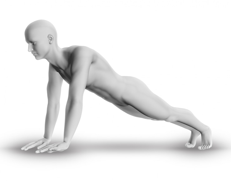 Kostenlose Foto 3d figur übung
