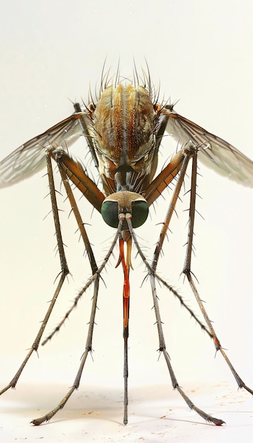Kostenloses Foto 3d-mücken im studio