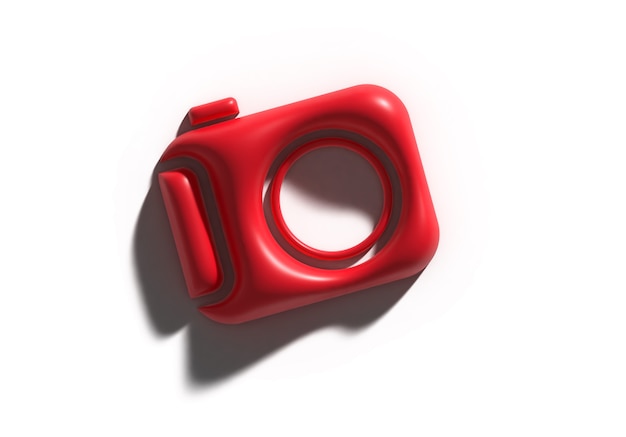 3D-Render-Kamerasymbol