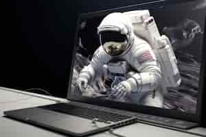 Kostenloses Foto 3d-rendering eines astronauten