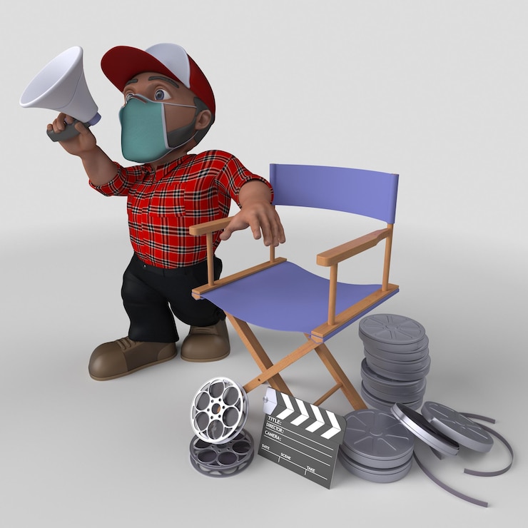 Kostenlose Foto 3d-zeichentrickfigur holzfäller