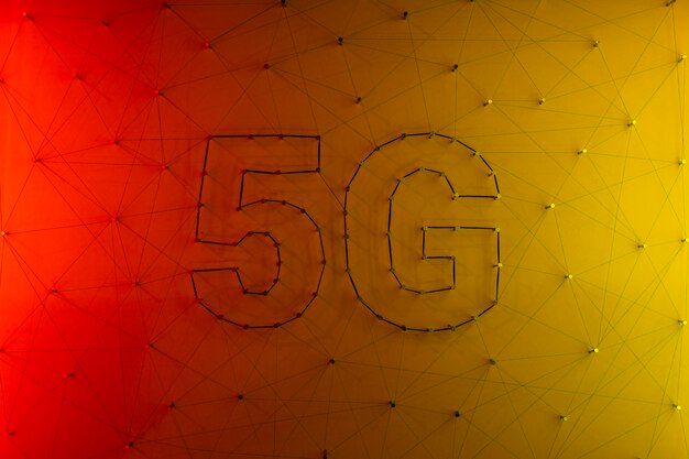 5g Datentechnik Hintergrund