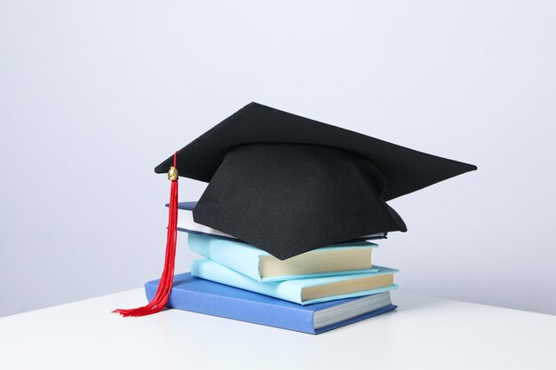 Abschluss in High School und Universitätskonzept