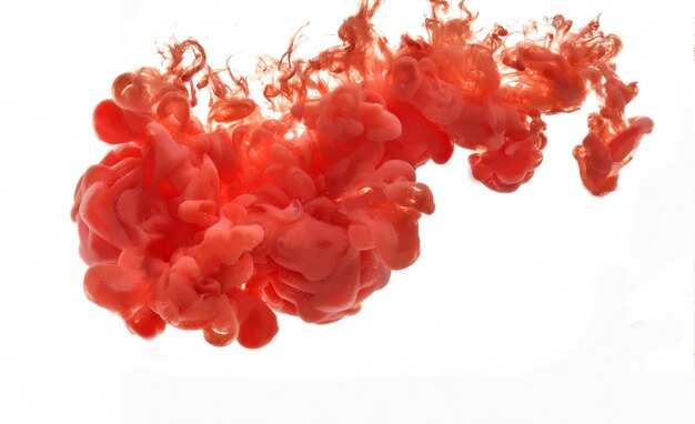 Abstract, das durch Lösung der Farbe in Wasser gebildet wird