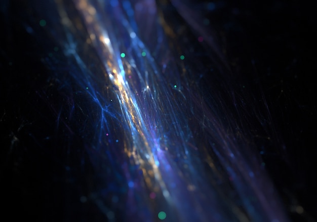 abstrakt Fraktal blaues Licht Hintergrund