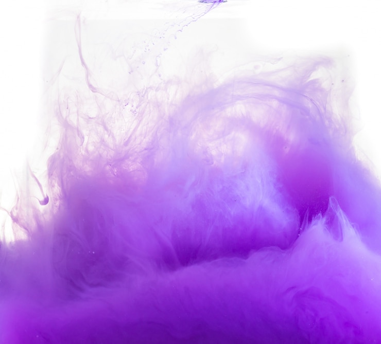 Kostenlose Foto abstrakt gebildet durch die farbe, die sich in wasser auflöst
