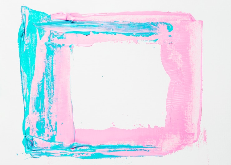 Kostenlose Foto abstrakte acrylbeschaffenheit mit rahmenkonzept