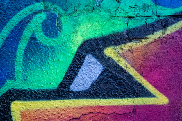 Abstrakte kreative Wand-Graffiti-Tapete