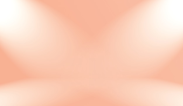 Abstrakte unschärfe des pastellfarbenen schönen pfirsichrosafarbenen himmels mit warmem tonhintergrund für design als banner, diashow oder andere