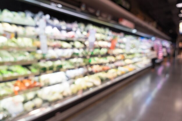 abstrakte Unschärfe im Supermarkt