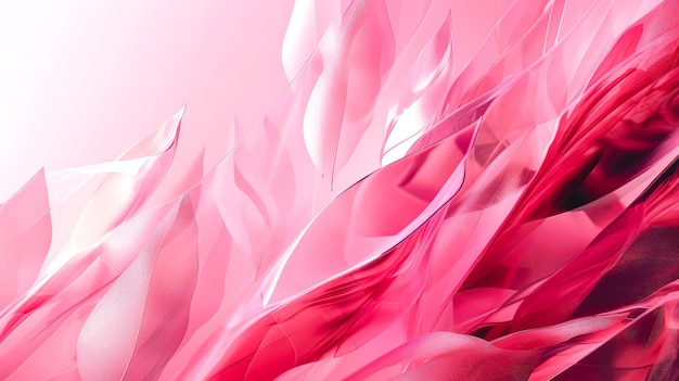 Abstrakte verschwommene, glatte, rosafarbene, generative KI