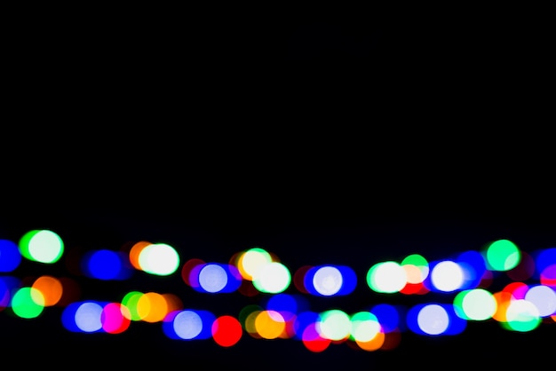 Abstrakter bokeh Hintergrund mit bunten Lichtern